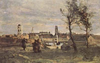 Jean Baptiste Camille  Corot Dunkerque (mk11) china oil painting image